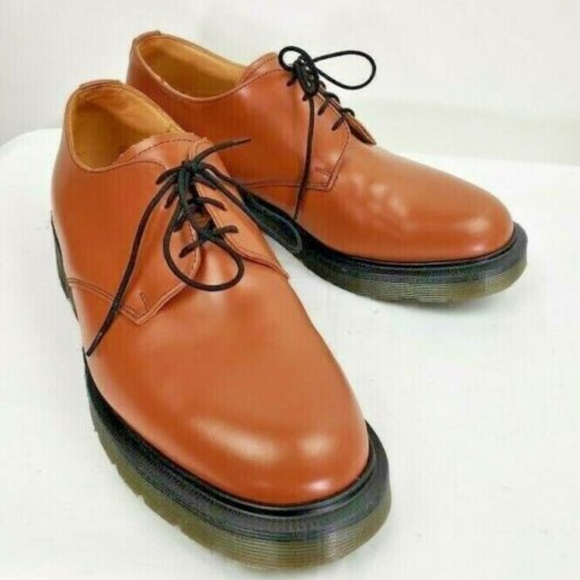 SOLOVAIR Mens Acorn 4 Eye Gibson Shoes Lave Up US7